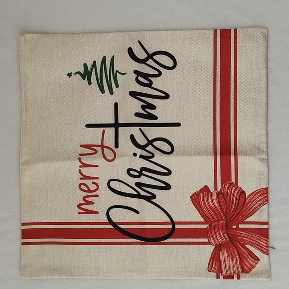 New Christmas Accent Pillow Case SET of 4 - Picture 5 of 10